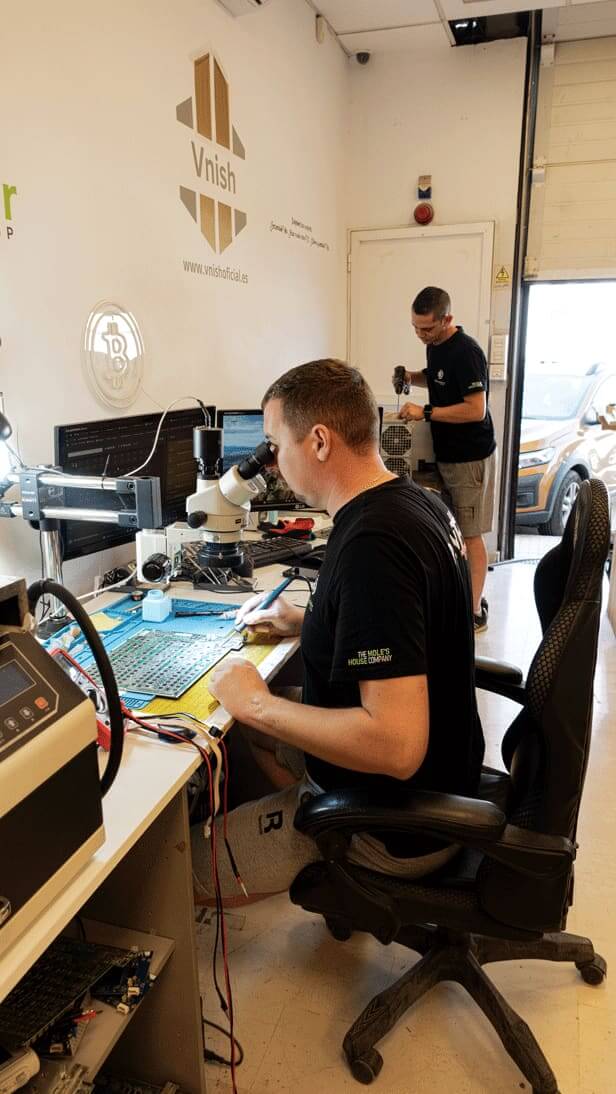 ASIC repair and diagnostics