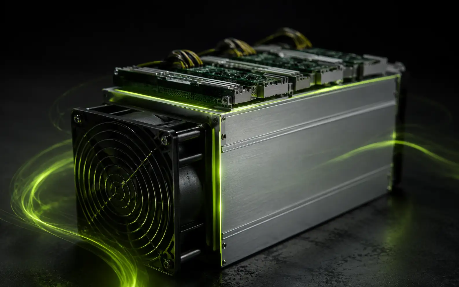Antminer hardware tuned by the firmware
