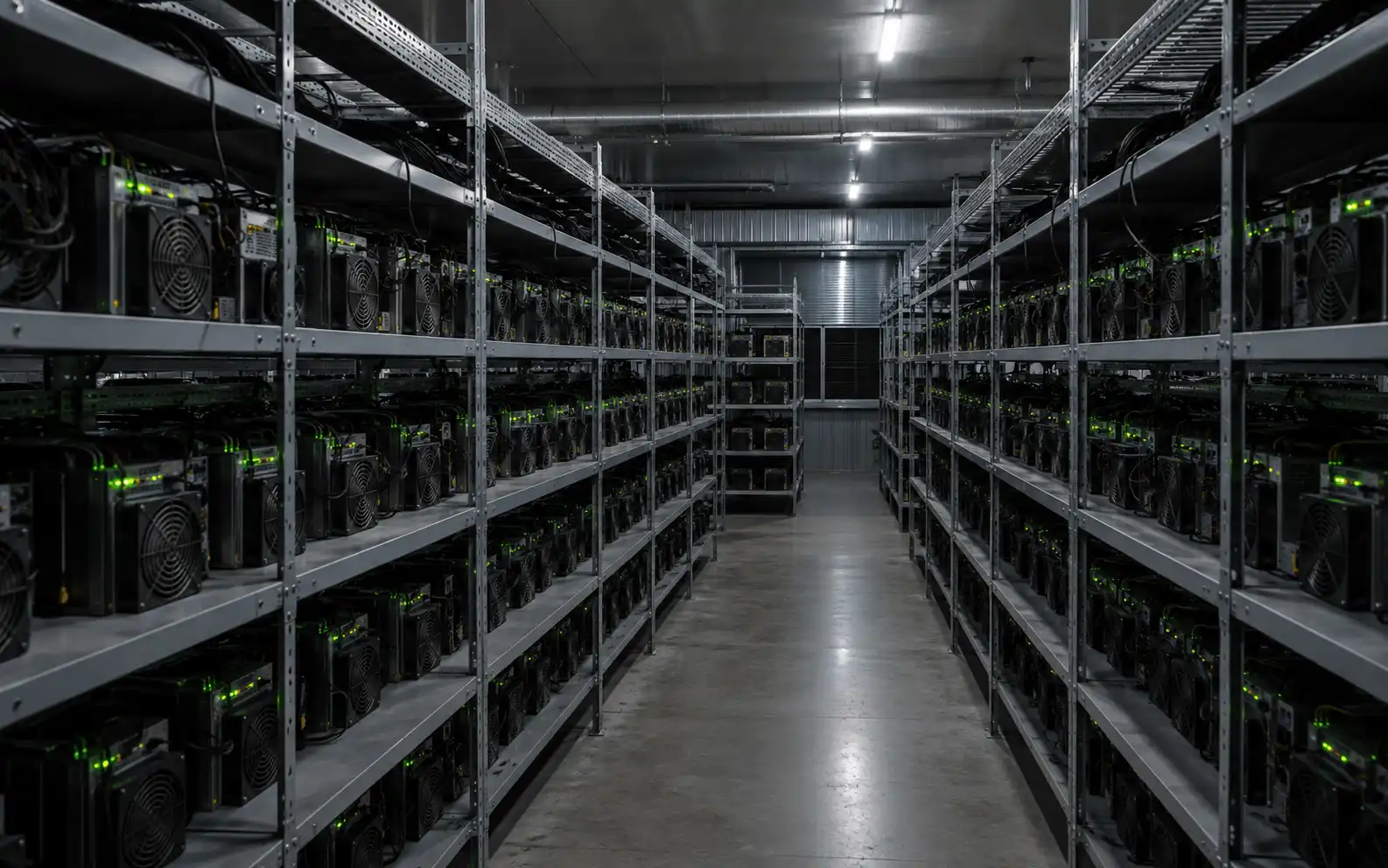 Antminer fleet running custom firmware