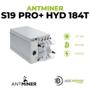 Antminer S19 PRO + HYD 184t