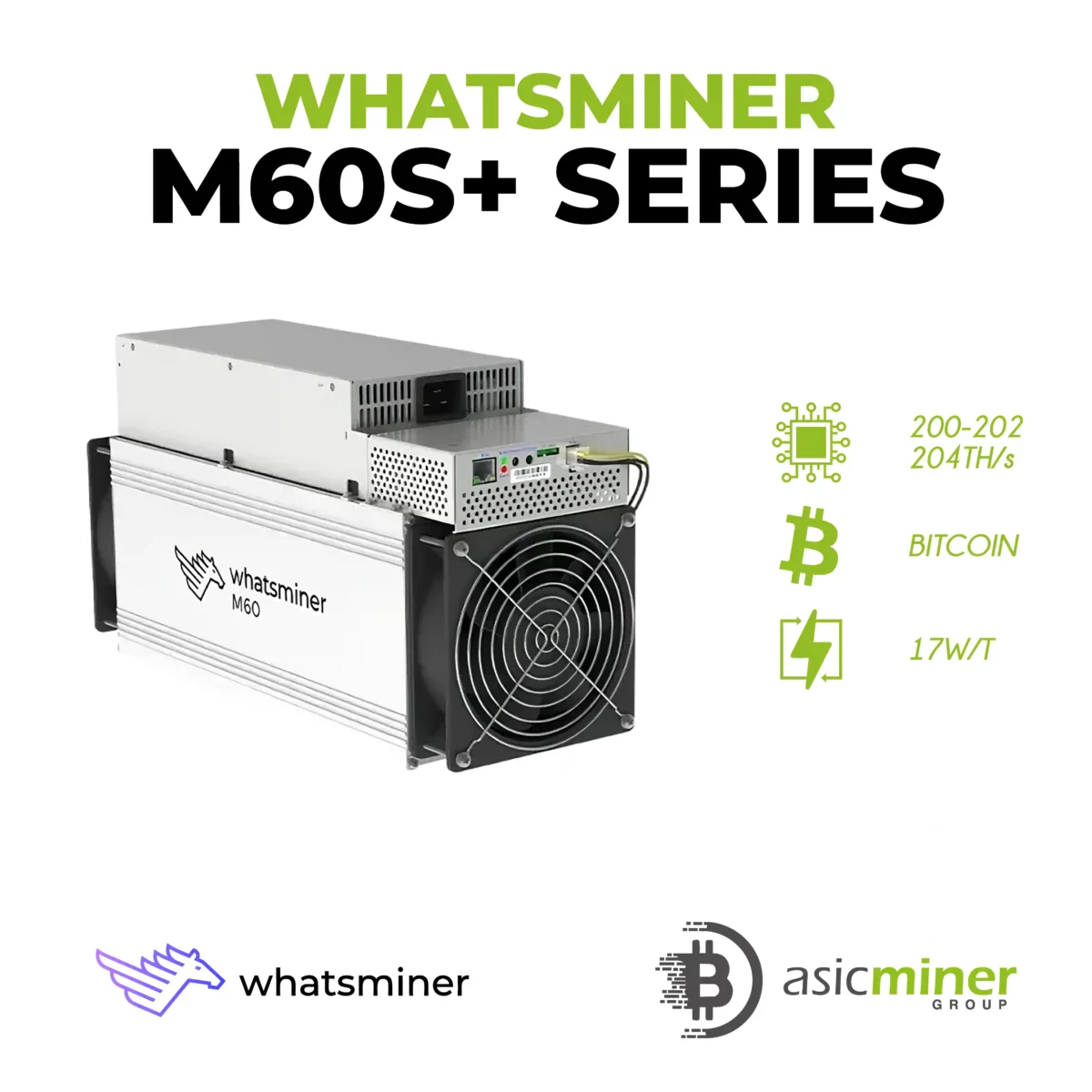 Whatsminer M60S+ 204T