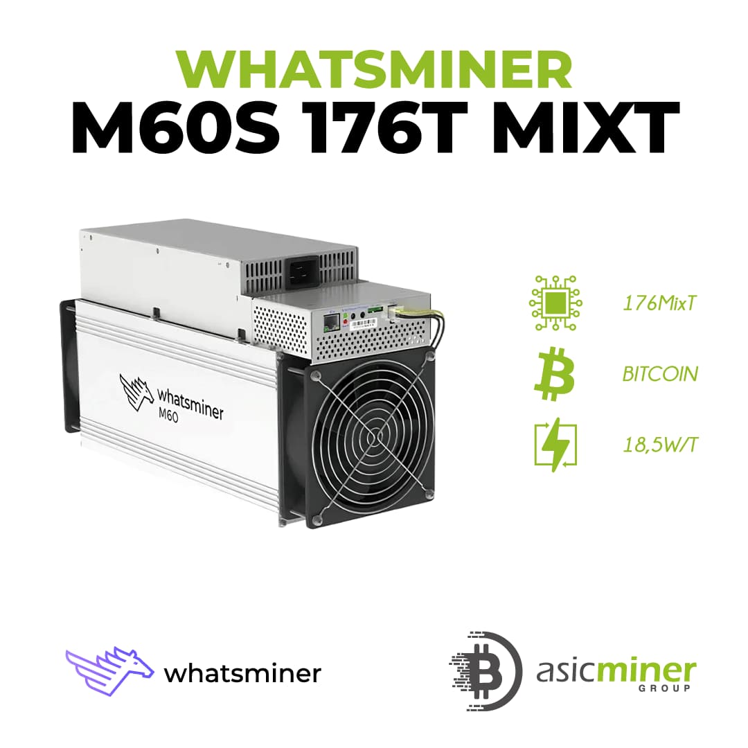 Whatsminer M60S MixT 176T