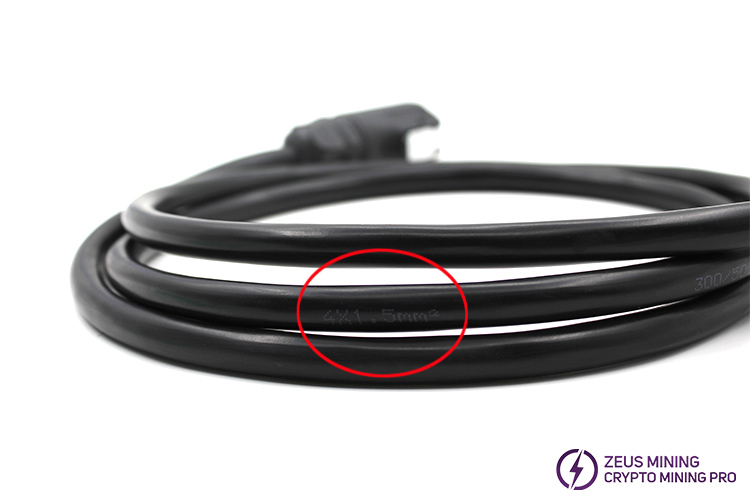 Antminer APW11 Hydro PSU Cord LP-20 Power Cable - Image 2
