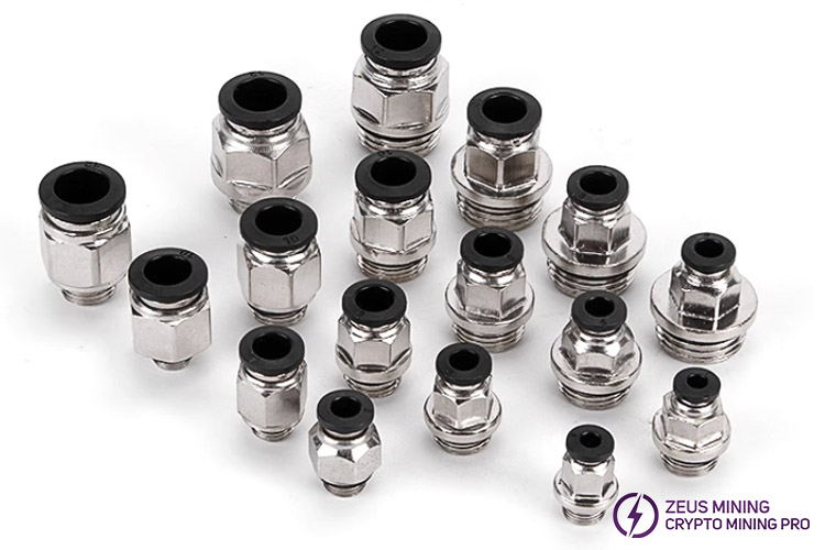 ASIC Miner Water Cooling Tube Connector (Stainless Steel) - Image 3